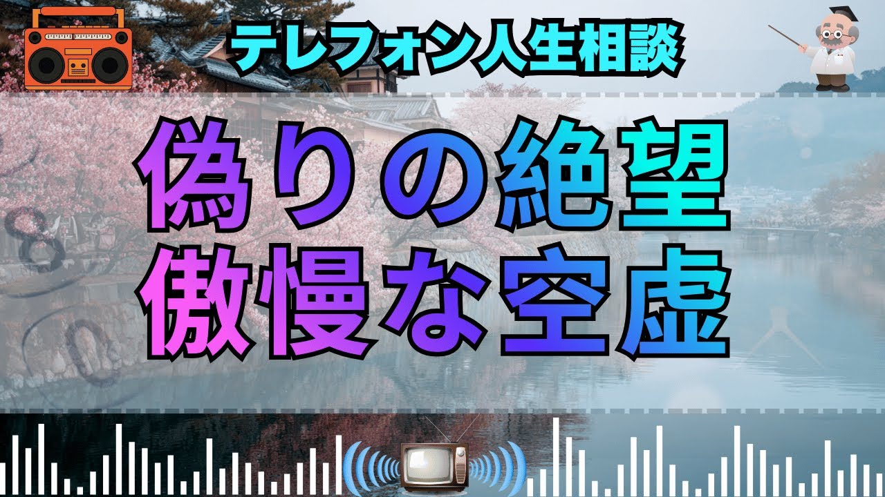 【テレフォン人生相談】 幸福の拒絶。全てを手にしながら「絶望」を演じ, 周囲を搾取する62歳妻の慢心。加藤諦三が暴く, 愛に飢えた嘘の正体。