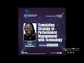 Translating Strategy to performance management with technology