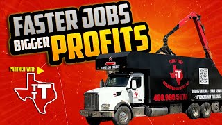 Boost Efficiency with Our High-Tech Grapple Saw & Debris Truck | Texas Tree Transformations