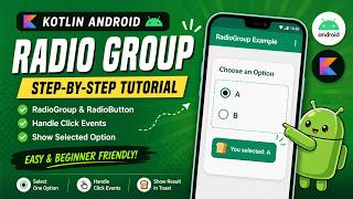 ANDROID - RADIO GROUP TUTORIAL IN KOTLIN