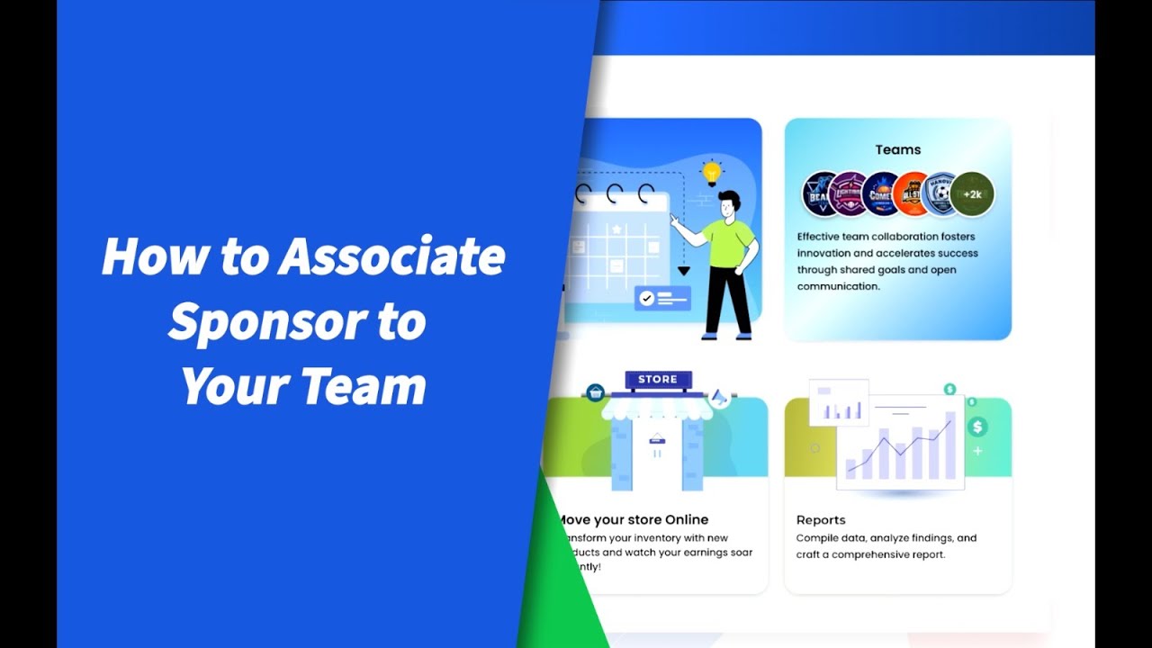 How to Associate Sponsor to Your Team? - YouTube