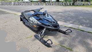 2005 ARCTIC CAT SABERCAT 600 LX WALK AROUND AND START UP