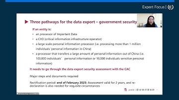 Cross-Border Transfer of Personal Information from China | Chambers Expert Focus