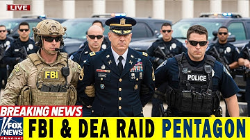 FBI & DEA Raid Defense Secretary’s Office — 3,800 Arrests, 8 Tons of Drug Seized | US Military