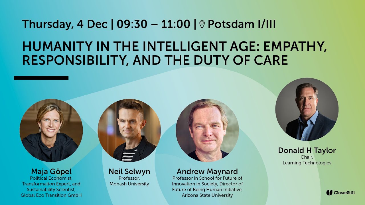 OEB 2025 - Humanity in the Intelligent Age - Opening Plenary - YouTube