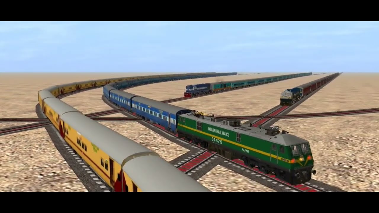 Radroachhd Train Video TRAINS FORKED train crossing video vfxtitd - YouTube