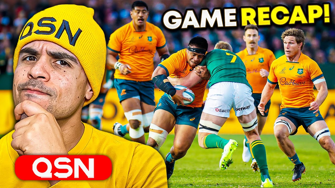 American's Recap of Australia vs SA Game (ROUND 2) | Rugby Championship