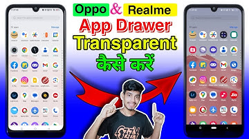 App Drawer Transparent कैसे करें // How to transparent app drawer //@SamrtTech238