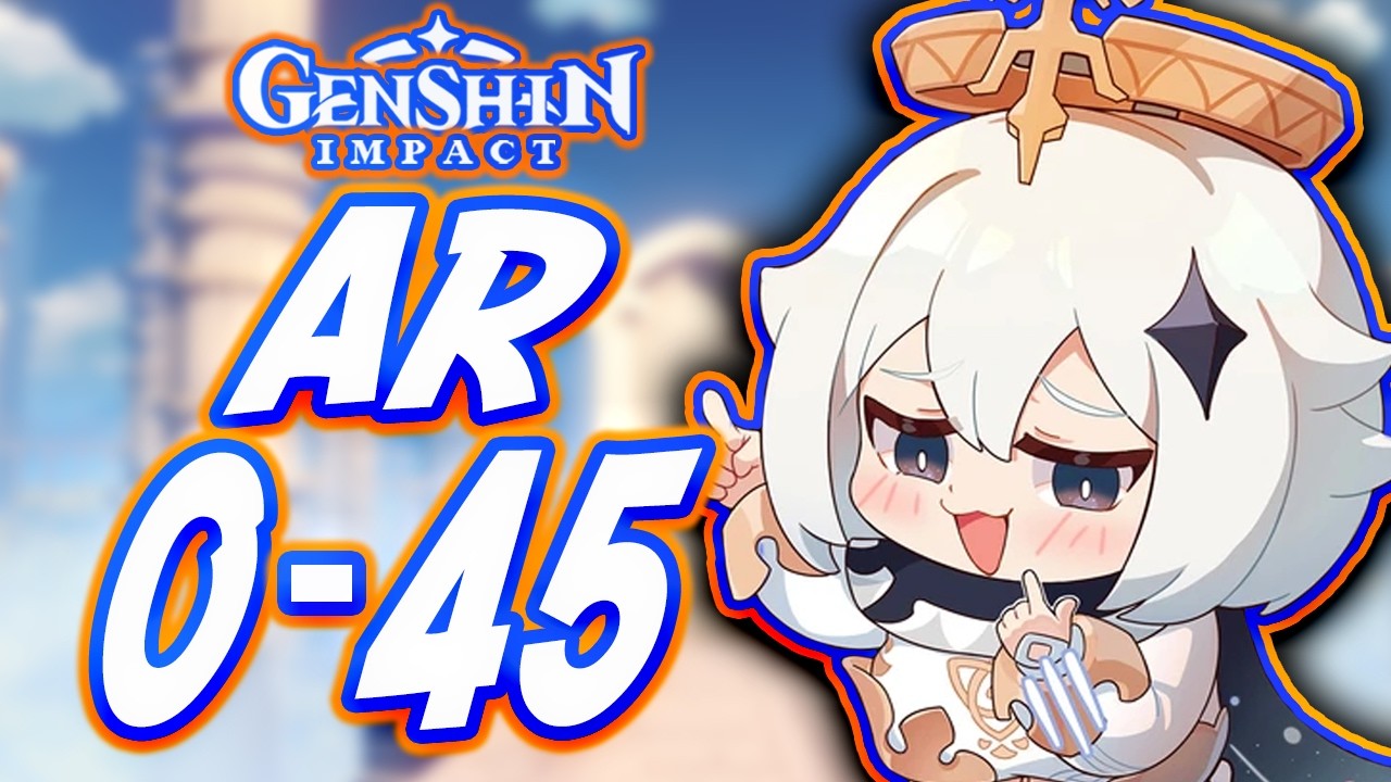How To Beat Genshin Impact (Adventure Rank 0-45, Free To Play Friendly)