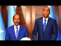 DEG DEG; MD Xasan Sheekh iyo RW Xamse oo luuqad adag kulahadleen Farmaajo iyo Sheekh Shariif...