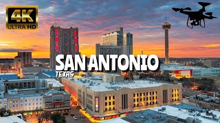 San Antonio, Texas In 4K By Drone - Amazing View Of San Antonio, Texas