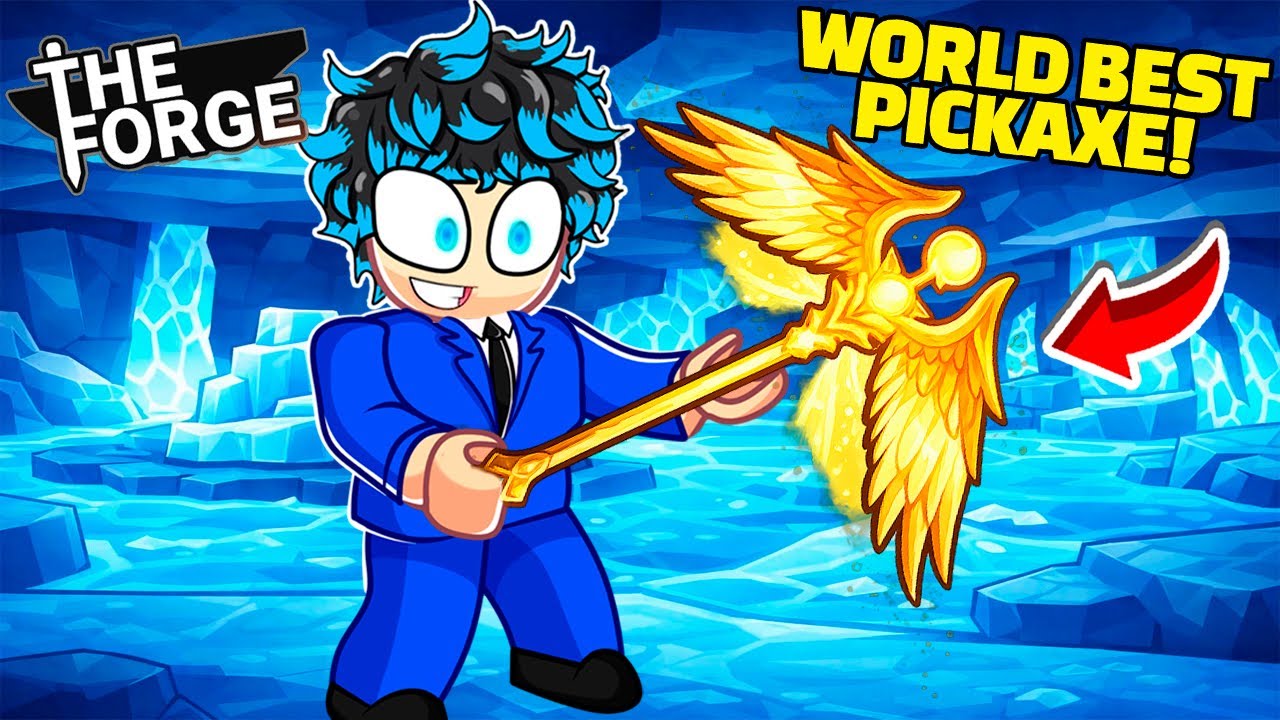 I Crafted The The WORLDS BEST PICKAXE In The Forge - YouTube
