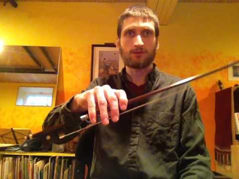 Cello bow hold basics 2 - holding the bow