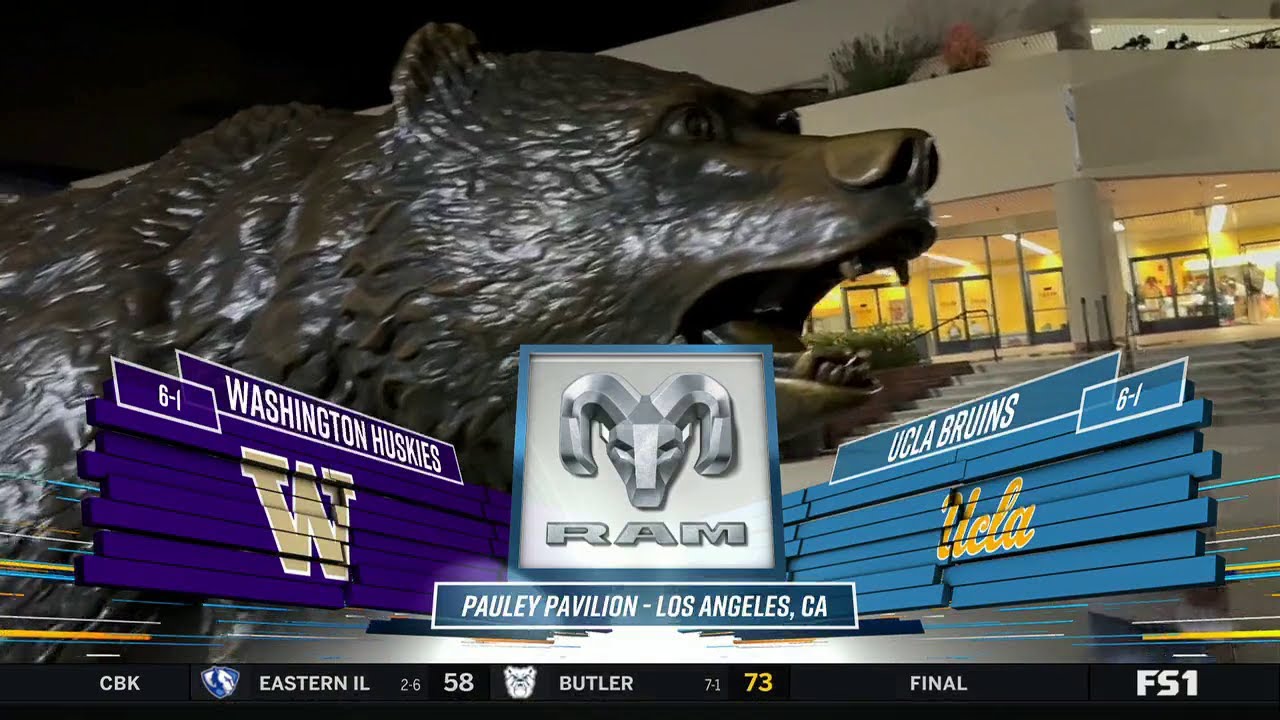 2024.12.03 NCAA Men's Basketball - Washington Huskies vs UCLA Bruins - Full Game Replay (HD)