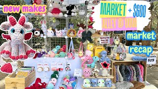 картинка: Вернуться к видеоблогу Uni Market/Crochet Market, подготовке и результатам, что было продано и вс...