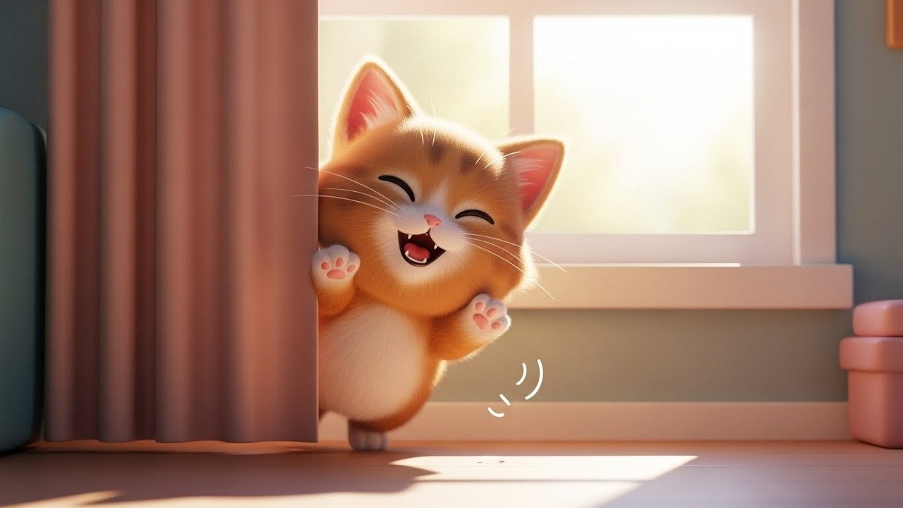 Пять маленьких котят играют в прятки 🐱🙈😸 | Мультфильм для детей и весёлые приключения