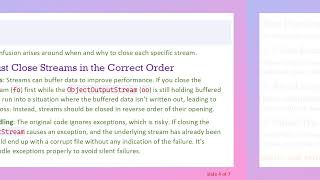 Famous Understanding the Importance of Closing Streams Properly in Java: Avoiding Corruption and Errors Profile