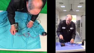 How are ESD garments tested?