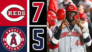 REDS VS ANGELS l Miguel Sano Jonron Y Elly De La Cruz 4 Base Por Bolas l Resumen Del Juego