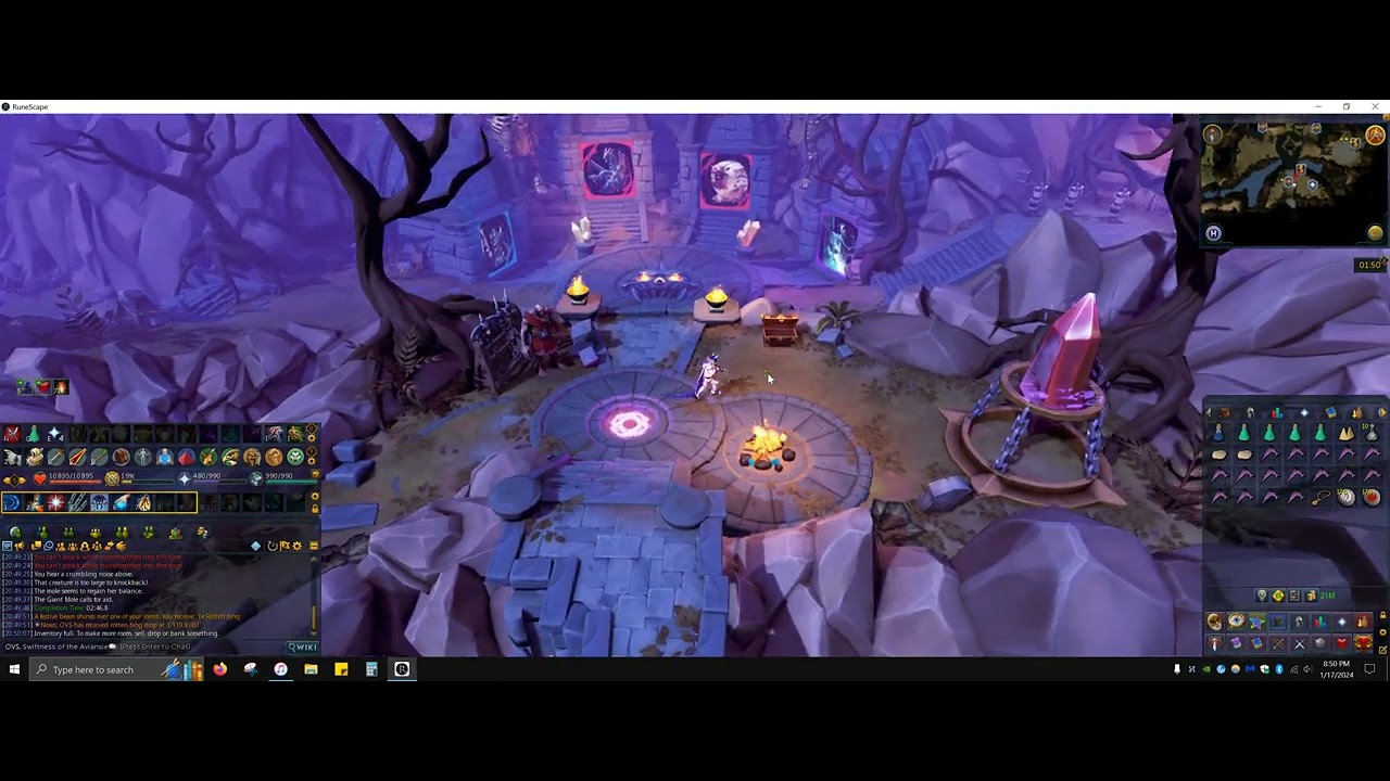 Runescape 3 - F2P Hard Mode Giant Mole Boss Pet Drop