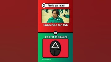 Would YOU rather?(Squid game edition)#shorts #squidgame #tahaquizgrapher
