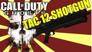 Call of Duty Ghosts TAC 12 SHOTGUN gameplay (COD Ghost Hardcore Team Deathmatch)