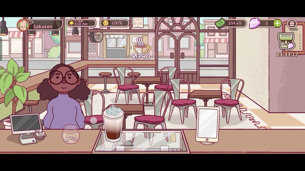 Good Cafe| level5| no talk|asmr| Güzel Kafe| bölüm 5