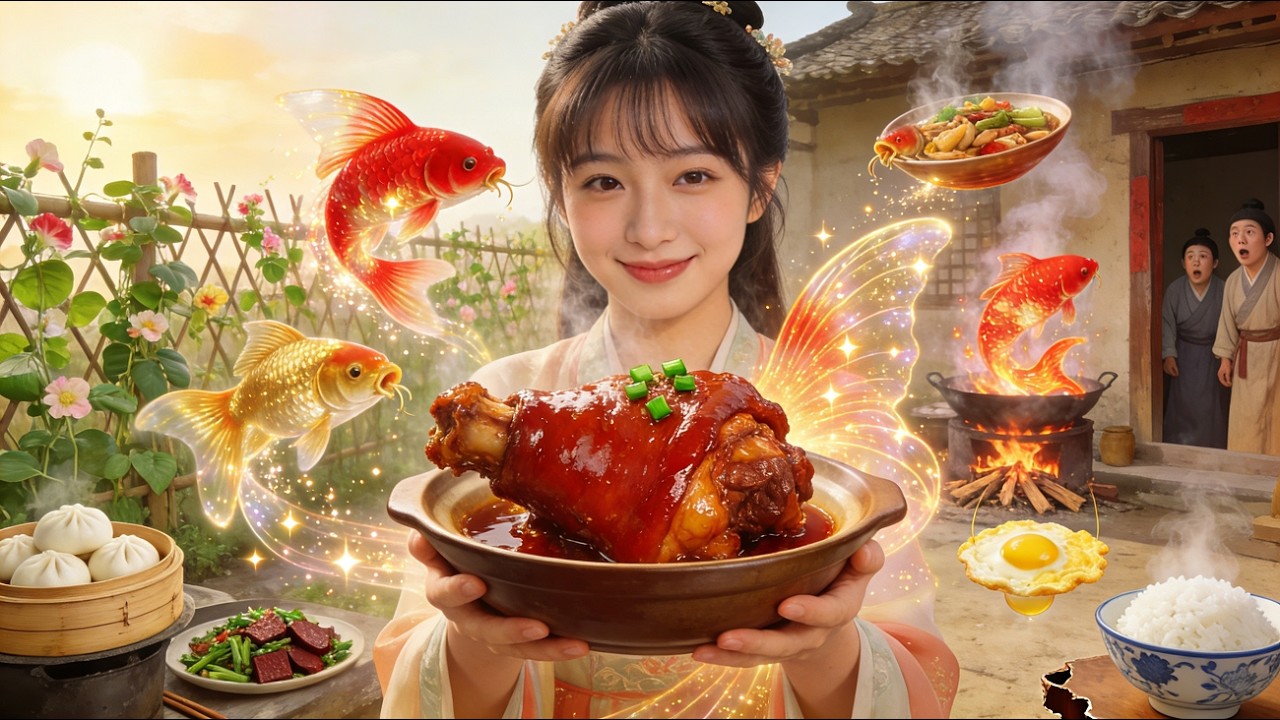 She became a farmer's daughter, but she has the lucky physique of a foodie koi!#chinesedrama #drama