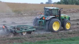 Farm Demo  JD 7930  Plowing Wisconsin