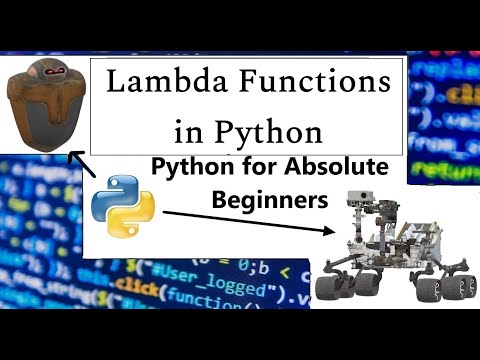 Lambda Functions in Python | Python for Absolute Beginners in English | #34