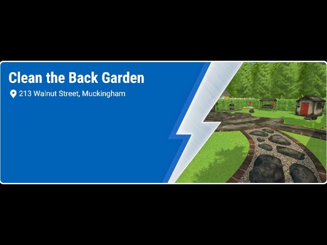 Clean The Back Garden, PowerWash Simulator Wiki