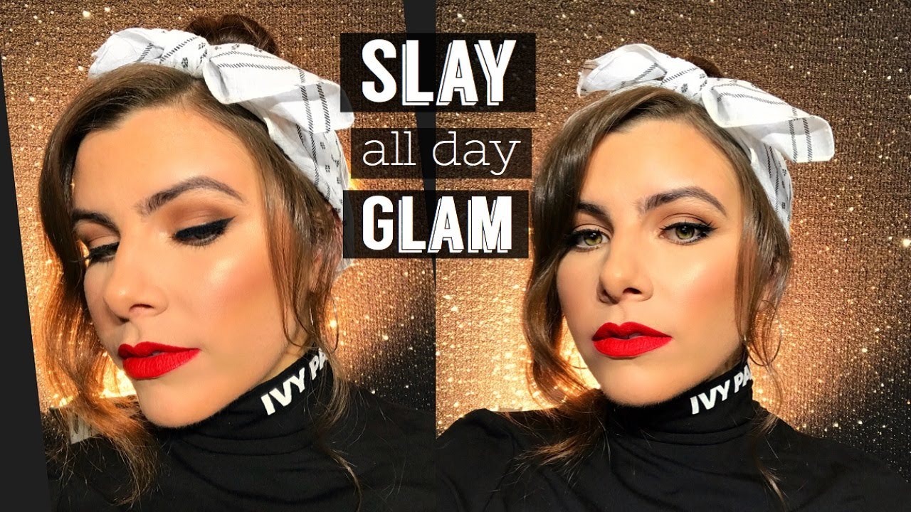 SLAY ALL DAY MAKEUP LEAH ZADEL YouTube