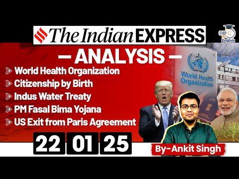 The Indian Express Analysis | 22 January 2025 | Daily Newspaper Analysis | UPSC CSE 2025