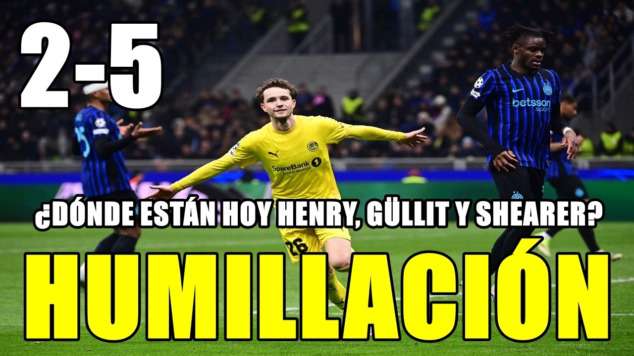 ¡EL BODO GLIMT HUMILLA AL INTER 2-5 Y LO ECHA DE LA CHAMPIONS! | ENTENDAMOS LO QUE ES LA CHAMPIONS