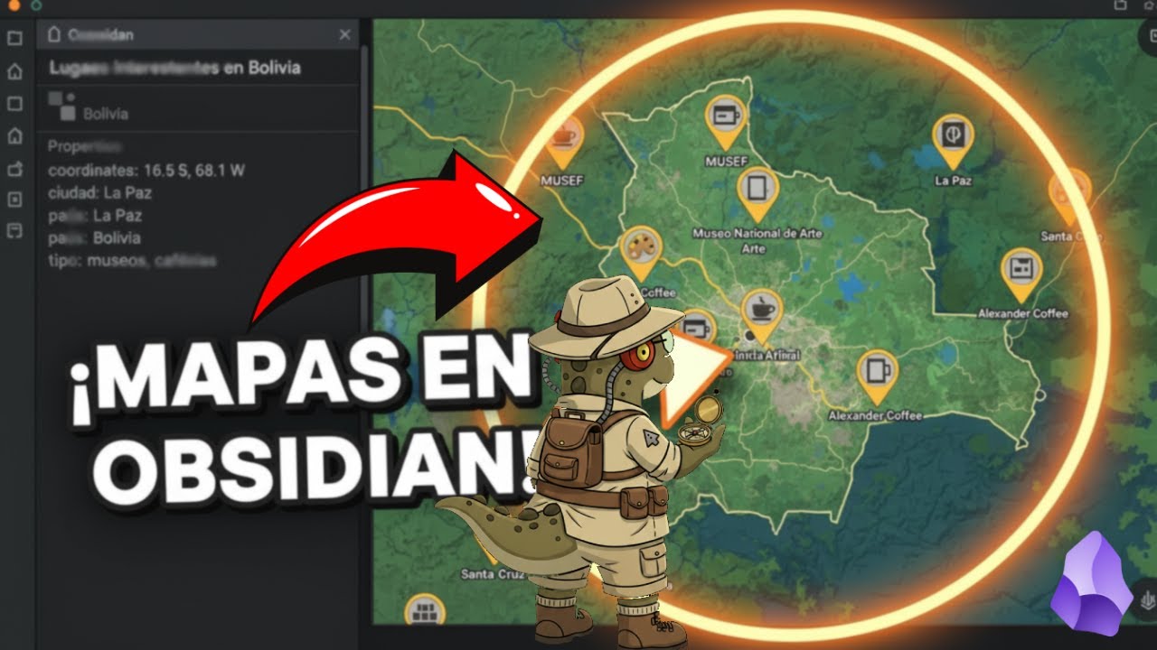 Project Obsidian Map Obsidian Bases + Mapas: ¡Lleva tus notas al mundo real! - YouTube