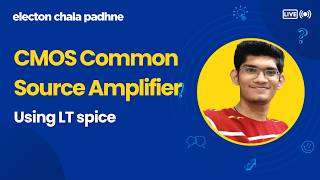 Common Source Amplifier using CMOS in LT spice