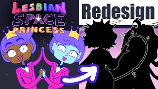 Redesigning Lesbian Space Princess Characters 
