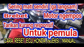 Cara reset ECU Honda beat fi, Scopy fi