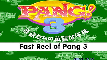 PANG! 3 || Fast Reel of Pang! 3 1995 || Arcade Game by Mitchell