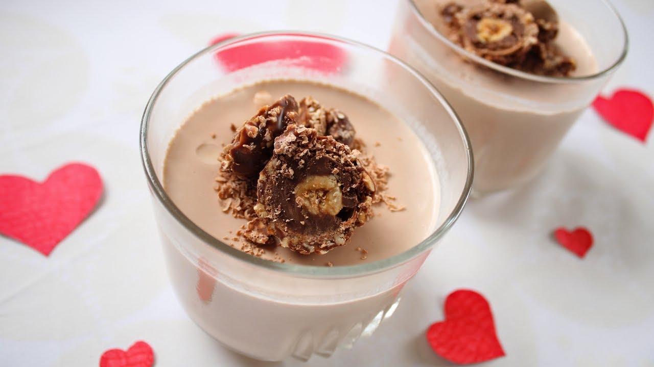 PANNA COTTA DE CHOCOLATE E LICOR BEIRÃO