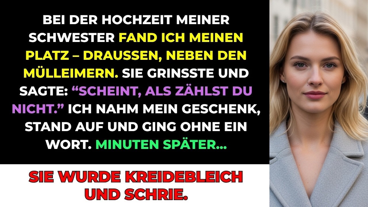 Bei Der Hochzeit Meiner Schwester War Mein Platz Im Flur, Also Ging Ich  Was Dann Geschah