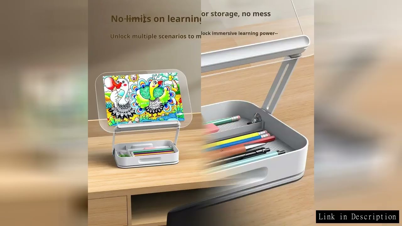 360° Rotating Lifting Storage Box Computer Stand Multi-function Reading Stand Suitable for Reading a