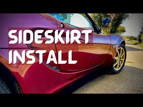 Installing Sideskirts onto my Lotus Elise