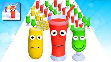 Juice Run Gameplay Walkthrough All Levels iOS,Android New Games Big Update Levels 1IOYQ