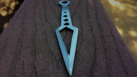 How to Make a Bare Bone Throwing Knife