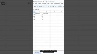 DIVIDE Function in Google Sheets — Formula #41 of 500 #Shorts