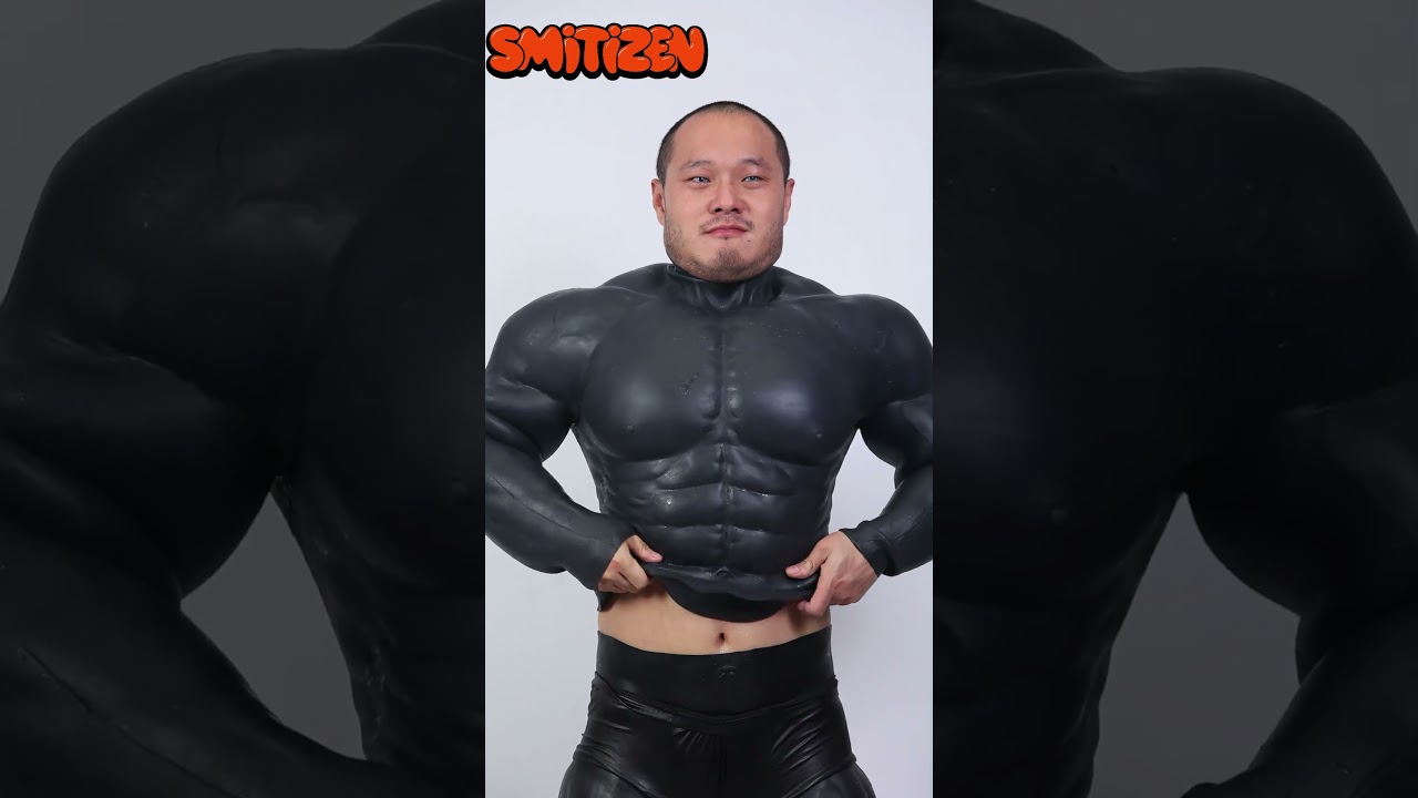 "Black Muscle Suit: Sizzle, Strength & All Eyes On You" 