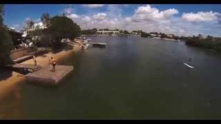 Walkera Qr X350 Flying Over The Noosa River With Gopro Hero 3