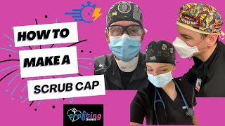 The Unisex Scrub Cap Surgical Hat DIY EASY SEW Nurse Doctor