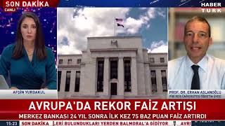 AVRUPA'DA REKOR FAİZ ARTIŞI